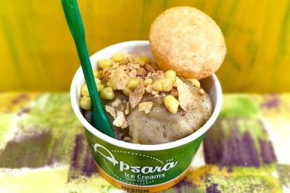 Pani puri ice-cream Pani puri ice-cream