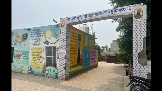 Government Primary School, Alamgir in Ludhiana. (Hindustan Times)