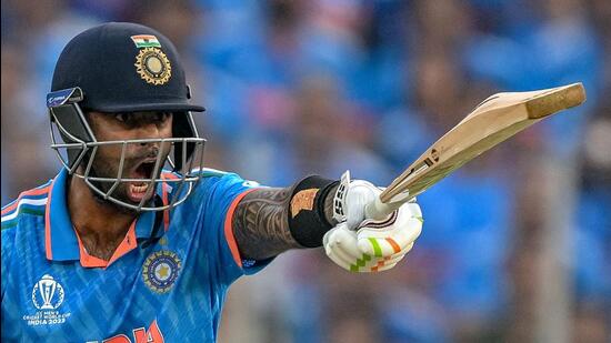 India's new T20I captain Suryakumar Yadav. (AFP)