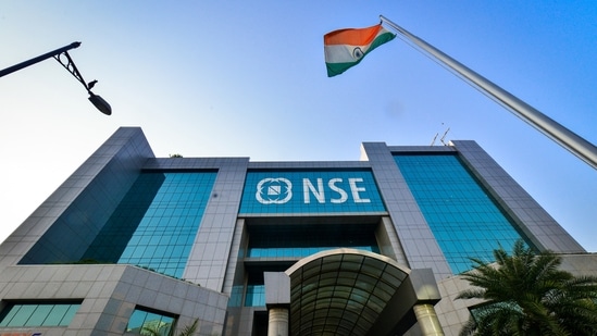 The National Stock Exchange of India Ltd. (NSE) building in BKC, Mumbai