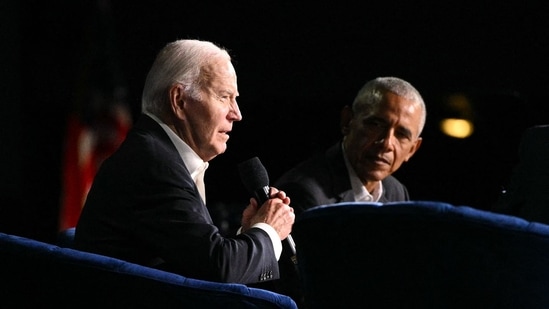 Joe Biden views Barack Obama “as a puppet master behind the scenes” of talks about his campaign, Times reported, citing sources.(AFP)