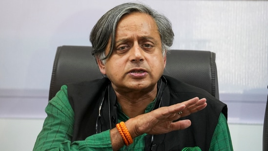 Congress leader Shashi Tharoor.(PTI)