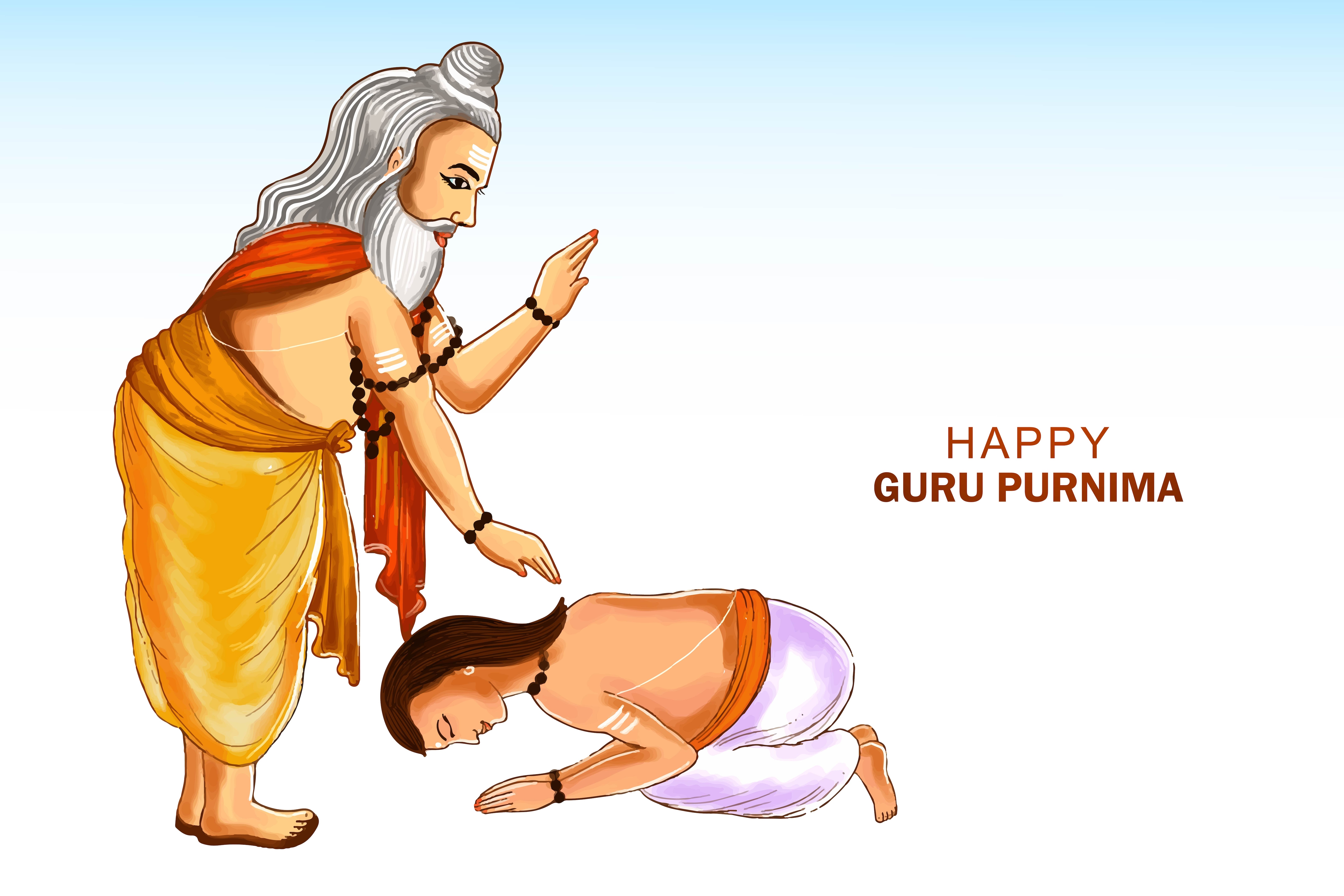 Happy Guru Purnima 2024: Guru Purnima is also known as Vyasa Purnima. 