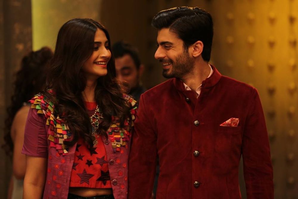 Fawad Khan and Sonam Kapoor in Khoobsurat (2014)