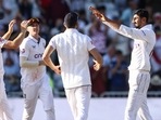 Shoaib Bashir claimed a five-wicket haul in England's massive win.(AFP) Shoaib Bashir claimed a five-wicket haul in England's massive win.(AFP)