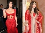Kim Kardashian, Aishwarya Rai Bachchan at the Ambani wedding.