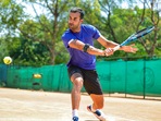 Tennis player Yuki Bhambri won his third ATP title on Sunday(PTI) Tennis player Yuki Bhambri won his third ATP title on Sunday(PTI)