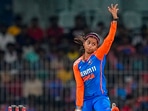 India's bowler Shreyanka Patil India's bowler Shreyanka Patil