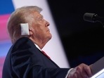 Republican presidential nominee, former US President Donald Trump suffered a gunshot wound that almost hit his head (Getty Images) Republican presidential nominee, former US President Donald Trump suffered a gunshot wound that almost hit his head (Getty Images)