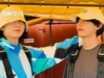 BTS' Kim Taehyung shared pictures on Instagram with Jungkook. BTS' Kim Taehyung shared pictures on Instagram with Jungkook.