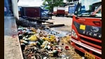 During the meeting, the civic officials informed that garbage collection services would be immediately restored to the societies where it was recently discontinued. (HT PHOTO) During the meeting, the civic officials informed that garbage collection services would be immediately restored to the societies where it was recently discontinued. (HT PHOTO)