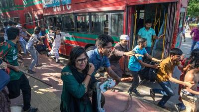Bangladesh has been witnessing violent protests over quota stir (AP Photo) Bangladesh has been witnessing violent protests over quota stir (AP Photo)
