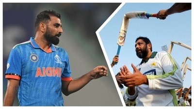 Mohammed Shami has been targetted by the ex-Pakistan skipper for ‘taking dirty hit’ at Inzamam ul-Haq (ANI-Reuters) Mohammed Shami has been targetted by the ex-Pakistan skipper for ‘taking dirty hit’ at Inzamam ul-Haq (ANI-Reuters)