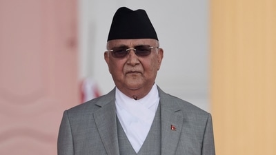 Newly appointed Prime Minister of Nepal KP Sharma Oli looks on during his oath of office administration at the presidential building "Shital Niwas" in Kathmandu, Nepal, July 15, 2024. REUTERS/Navesh Chitrakar (REUTERS)