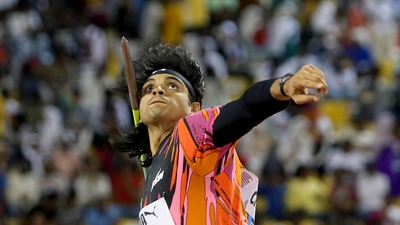 Neeraj Chopra in action. (HT_PRINT) Neeraj Chopra in action. (HT_PRINT)