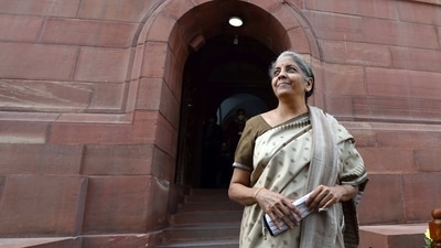 Economic Survey: Finance minister Nirmala Sitharaman is seen. (PTI) Economic Survey: Finance minister Nirmala Sitharaman is seen. (PTI)