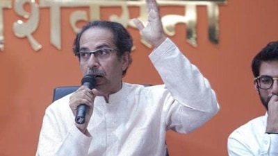 Shiv Sena (UBT) chief and former chief minister Uddhav Thackery criticised Modi for trying to make Mumbai into 'Adani city'. (File Photo) Shiv Sena (UBT) chief and former chief minister Uddhav Thackery criticised Modi for trying to make Mumbai into 'Adani city'. (File Photo)