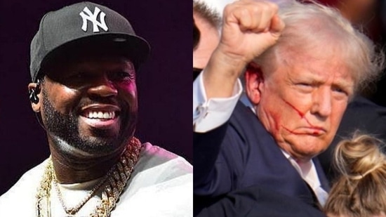 50 Cent performed his iconic track "Many Men," which speaks of his own near-death experience, at his Boston gig after Donald Trump survived an apparent assassination attempt in Butler, Pennsylvania. The rapper sang the song while a banner of his altered album art honoured Trump was displayed in the back.