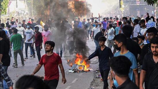 Bangladesh has been hit by country-wide violent protest over quota stir (AFP Photo)