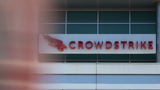 The CrowdStrike offices in Sunnyvale, California, US, on Friday, July 19, 2024. In what will go down as the most spectacular IT failure the world has ever seen, a botched software update from cybersecurity firm CrowdStrike Holdings Inc. crashed countless Microsoft Windows computer systems globally. (Bloomberg / Benjamin Fanjoy)