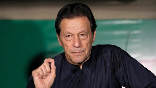 Pakistan's former prime minister Imran Khan.(AP file)