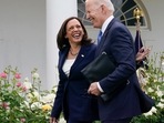 Kamala Harris says ‘my intention is to earn and win,' praises Joe Biden's ‘selfless and patriotic act’ after he drops out and endorses her (AP Photo/Evan Vucci) Kamala Harris says ‘my intention is to earn and win,' praises Joe Biden's ‘selfless and patriotic act’ after he drops out and endorses her (AP Photo/Evan Vucci)