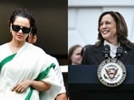 Kangana Ranaut came out in support of Kamala Harris. Kangana Ranaut came out in support of Kamala Harris.