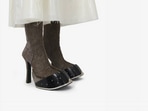 Hood boots by Alexander McQueen. Hood boots by Alexander McQueen.