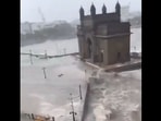 Mumbai Rains: Gateway of India submerged in flood water. (X/@IndianTechGuide) Mumbai Rains: Gateway of India submerged in flood water. (X/@IndianTechGuide)