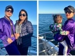 Priyanka Chopra went for a cruise ride with Malti Marie and Madhu Chopra. Priyanka Chopra went for a cruise ride with Malti Marie and Madhu Chopra.