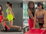 Sara Ali Khan and Jacqueline Fernandez practise Pilates in new videos. 