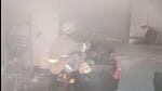 Five fire tenders from surrounding fire stations were sent to the spot to control the fire. (Sunil Ghosh/HT Photo) Five fire tenders from surrounding fire stations were sent to the spot to control the fire. (Sunil Ghosh/HT Photo)