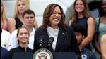 Kamala Harris speaking at the White House on Monday. (Bloomberg) Kamala Harris speaking at the White House on Monday. (Bloomberg)