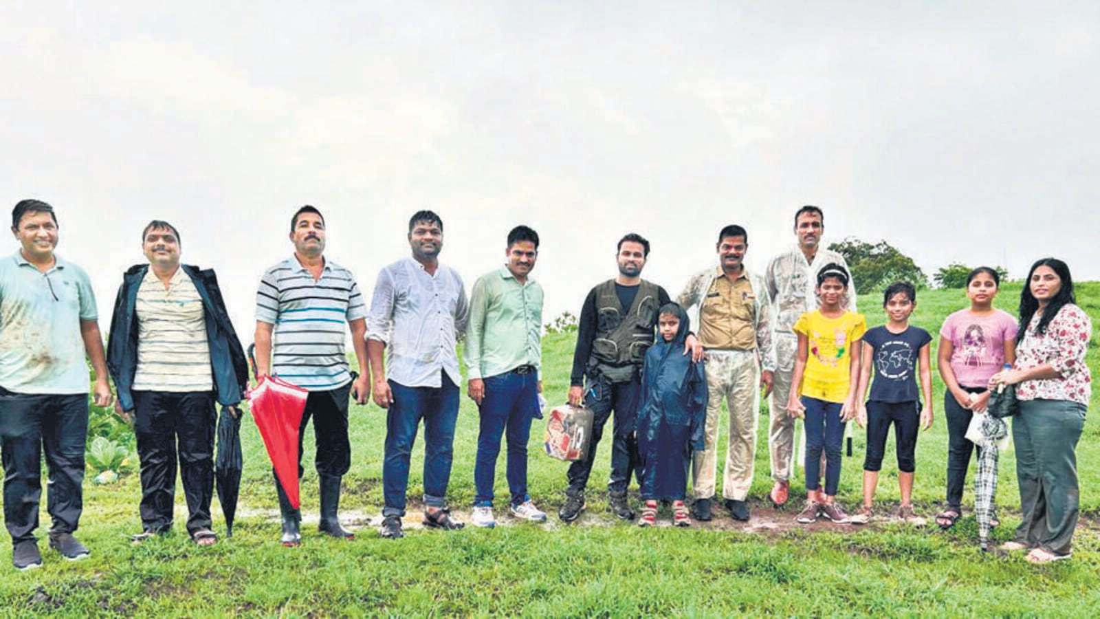 Panvel police rescue family of 8 lost in forest