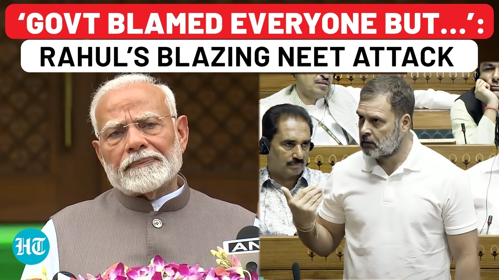 NEET Storm Rocks Parliament: Rahul Gandhi, Akhilesh Launch Fiery Attack, Modi Govt Responds | Watch