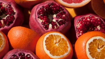 Fruits with low sugar content such as apple, orange, pomegranate and sweet lime can also help in cleansing the skin. (Unsplash)