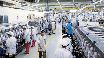A Foxconn unit plant in Tamil Nadu. (Bloomberg) A Foxconn unit plant in Tamil Nadu. (Bloomberg)