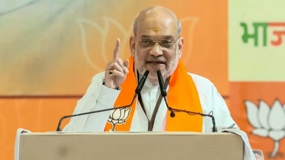 Union home minister Amit Shah during the state convention of BJP Maharashtra in Pune on July 21. (PTI) Union home minister Amit Shah during the state convention of BJP Maharashtra in Pune on July 21. (PTI)