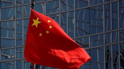 The Chinese national flag is seen in Beijing, China. (Reuters)