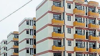 The Economic Survey released on July 22 emphasized on the real estate sector’s recovery after the pandemic, driven by factors like urbanization, government schemes such as the Pradhan Mantri Awas Yojana (PMAY) and other affordable housing initiatives. (HT Photo) (Representational photo) The Economic Survey released on July 22 emphasized on the real estate sector’s recovery after the pandemic, driven by factors like urbanization, government schemes such as the Pradhan Mantri Awas Yojana (PMAY) and other affordable housing initiatives. (HT Photo) (Representational photo)