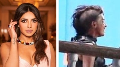 Priyanka Chopra's pirate look leaked from the sets of The Bluff Priyanka Chopra's pirate look leaked from the sets of The Bluff