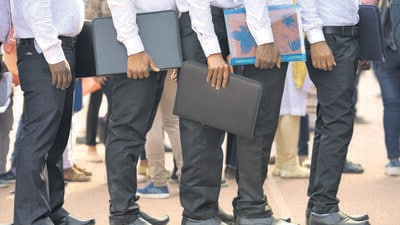New Delhi, India - The government has partnered the private sector effectively to generate jobs (Photo by Sanchit Khanna/ Hindustan Times) (Sanchit Khanna/HT PHOTO) New Delhi, India - The government has partnered the private sector effectively to generate jobs (Photo by Sanchit Khanna/ Hindustan Times) (Sanchit Khanna/HT PHOTO)