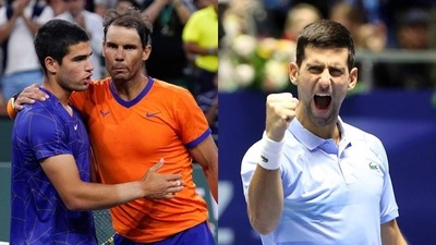 Rafael Nadal, Carlos Alcaraz reached Roland Garros, and Novak Djokovic is also training there. Rafael Nadal, Carlos Alcaraz reached Roland Garros, and Novak Djokovic is also training there.