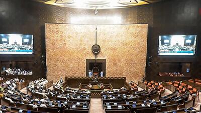 Proceeding of the Rajya Sabha underway during the Parliament session last month. (Sansad TV) Proceeding of the Rajya Sabha underway during the Parliament session last month. (Sansad TV)
