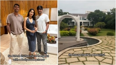 Manas had the time of his life when he got to stay at Sridevi's room and meet Janhvi Kapoor in person. (Instagram/@roomadillo) Manas had the time of his life when he got to stay at Sridevi's room and meet Janhvi Kapoor in person. (Instagram/@roomadillo)