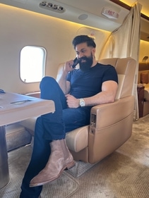 A still of actor Yash sporting is new look A still of actor Yash sporting is new look