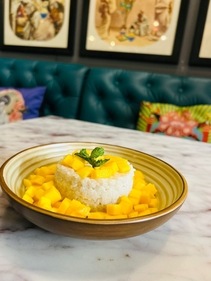 Mango sticky rice from Mamagoto Mango sticky rice from Mamagoto