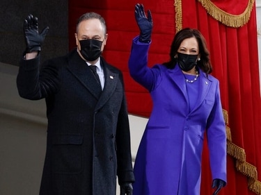 Kamala Harris in her inauguration outfit Kamala Harris in her inauguration outfit