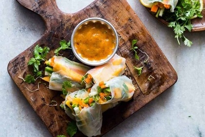 Mango rice rolls (My Food Story) Mango rice rolls (My Food Story)