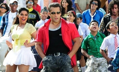 A still of Salman Khan and Asin from the song Dhinka Chika A still of Salman Khan and Asin from the song Dhinka Chika